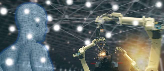0 概念, 工业工程师使用人工智能人工智能 (增强, 虚拟现实) 与丝网